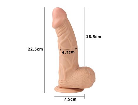 Bardzo giętki penis orgazm realistyczny gumowy - 4