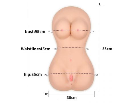 Ciało kobiety masturbator erotyczna zabawka - 7