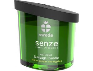 Swede - Senze Arousing Massage Candle Lemon Pepper Eucalyptus