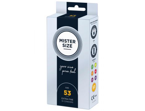 MISTER SIZE 53mm Condoms 10pcs