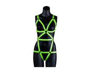 Full Body Harness - GitD - Neon Green/Black - S/M