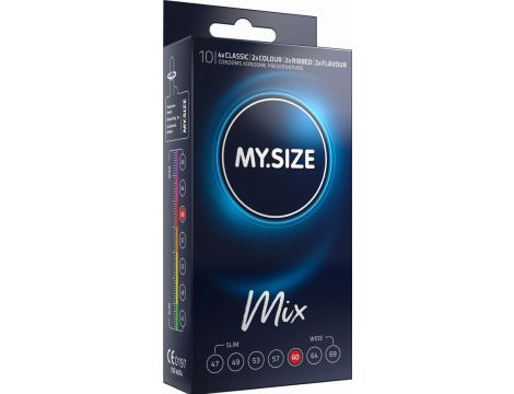 MY.SIZE Mix 60 mm Condoms- 10 pieces