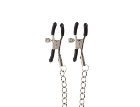 Adjustable Clamps with Chain Silver - 4