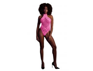 Body with Halter Neck - Neon Pink - XS/XL
