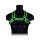 Buckle Bulldog Harness - GitD - Neon Green/Black - L/XL