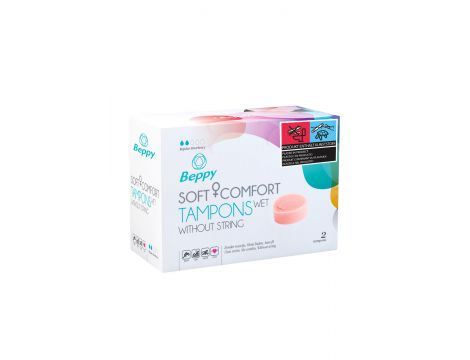 Tampony-BEPPY SOFT&COMFORT TAMPON WET 2PCS - 2