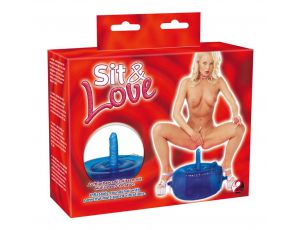Dmuchany fotel krzesło z wibratorem do sex zabaw