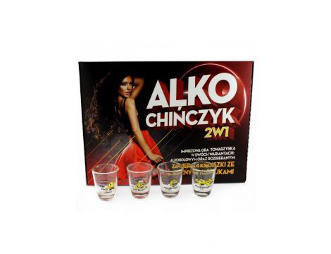 Alko chińczyk 2 gry alkoholowe imprezowe kieliszki - 4