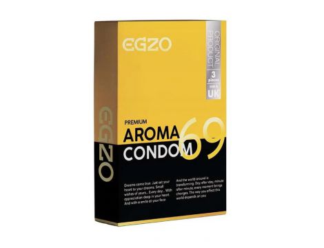 Klasyczne zapachowe prezerwatywy egzo aroma 3szt