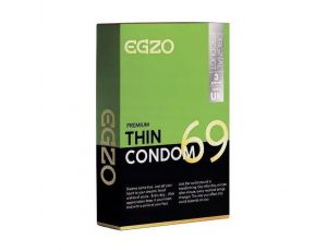 Klasyczne cienkie prezerwatywy egzo thin 3szt