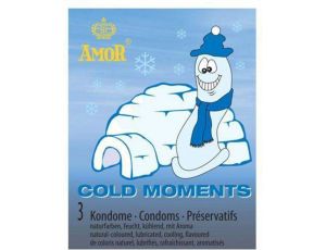 Prezerwatywy chłodzące amor cold moments 3szt