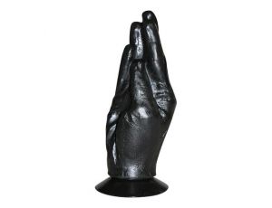 All Black Fisting Hand 18 cm