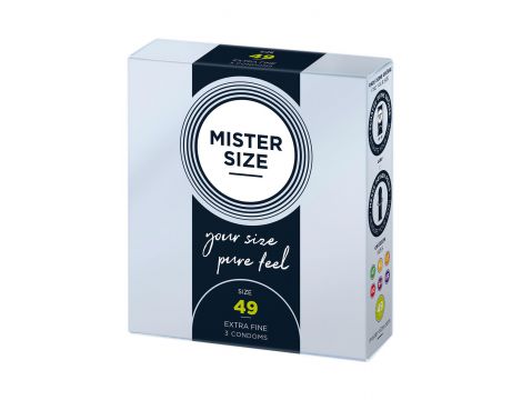 MISTER SIZE 49mm Condoms 3pcs