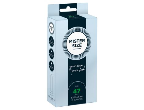 Mister Size 47mm pack of 10 - 2