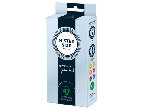Mister Size 47mm pack of 10 - 3