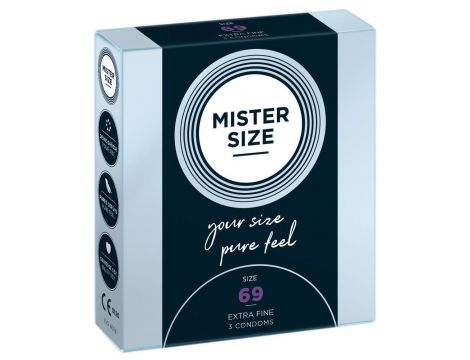 Mister Size 69mm pack of 3 - 2