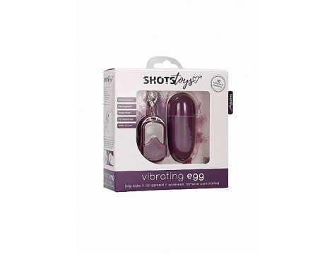 10 Speed Remote Vibrating Egg - Big - Purple - 2