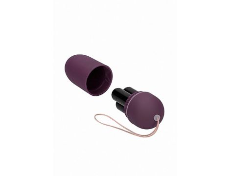 10 Speed Remote Vibrating Egg - Big - Purple - 7