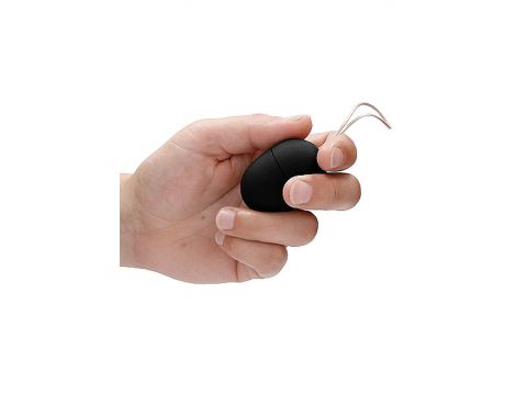10 Speed Remote Vibrating Egg - Small - Black - 8