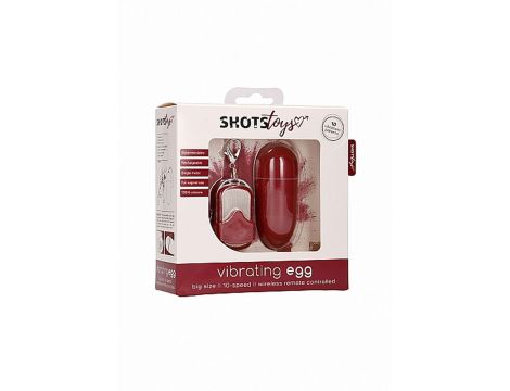 10 Speed Remote Vibrating Egg - Big - Red - 2