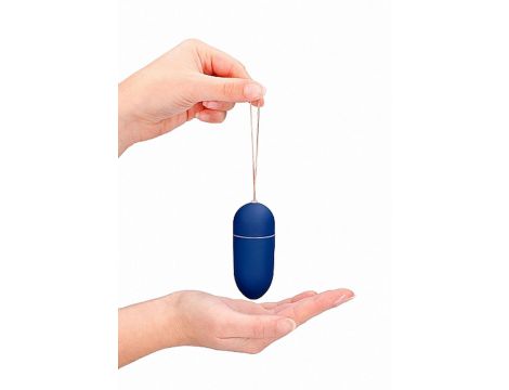 10 Speed Remote Vibrating Egg - Big - Blue - 9