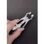 2 Squeezer Teaser Clover Nipple Clamps W Ring - 3