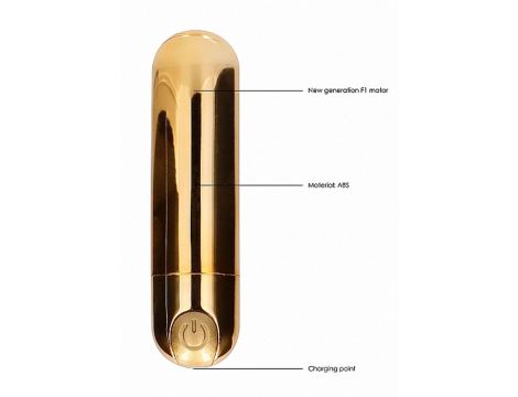 10 Speed Rechargeable Bullet - Gold - 8