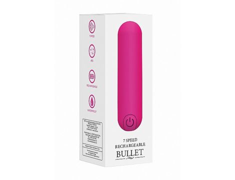 10 Speed Rechargeable Bullet - Pink - 2