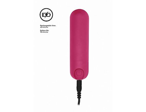 10 Speed Rechargeable Bullet - Pink - 7