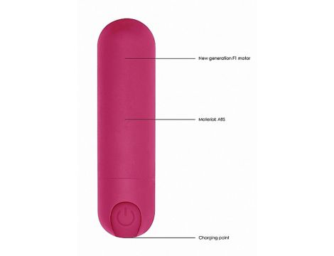 10 Speed Rechargeable Bullet - Pink - 8
