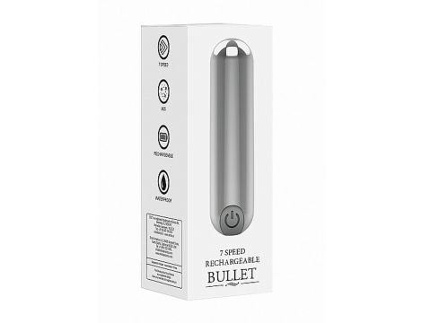 10 Speed Rechargeable Bullet - Silver - 2