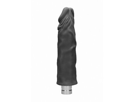 10" / 25 cm Realistic Vibrating Dildo - Black