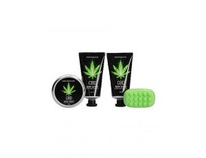 CBD - Bath and Shower - Gift set - Green Tea Hemp Oil
