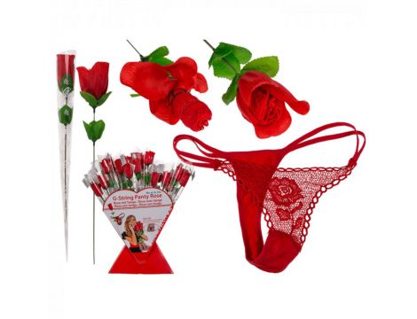 Rose with red G- string
