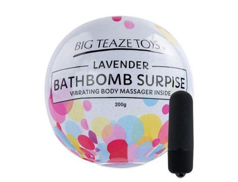 Big Teaze Toys - Bath Bomb Surprise with Vibrating Body Massager Lavender - 2