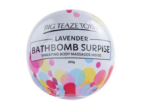 Big Teaze Toys - Bath Bomb Surprise with Vibrating Body Massager Lavender - 3