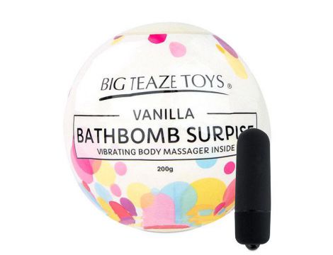 Big Teaze Toys - Bath Bomb Surprise with Vibrating Body Massager Vanilla - 2