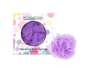 Big Teaze Toys - Bath Sponge Vibrating Purple