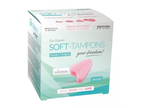 Tampony-Soft-Tampons normal, box of 3