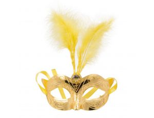 Maska-Venetian Mask Gold